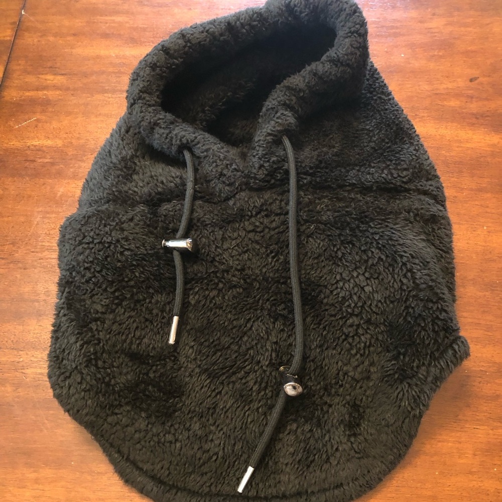 Cozy Black Sherpa Hoodie